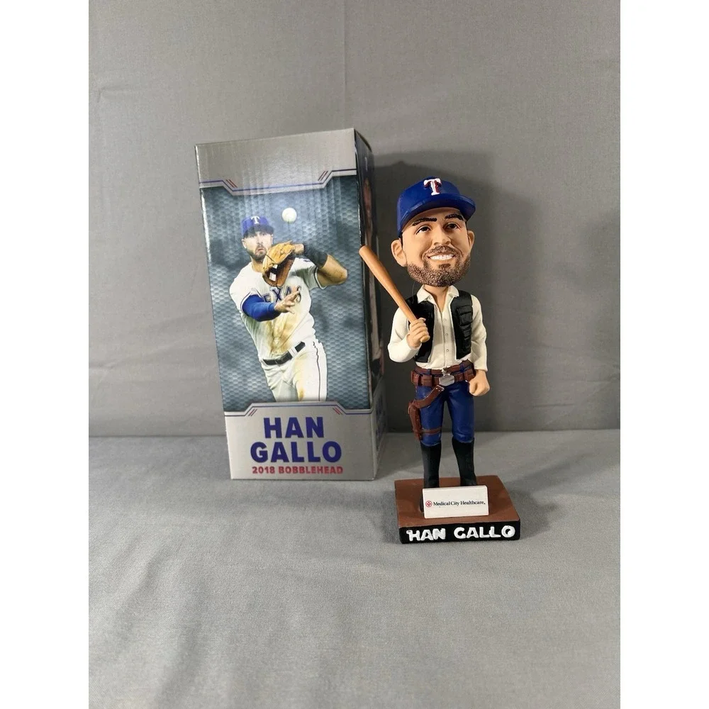 Texas Rangers MLB‎ Baseball Star Wars Night Joey Gallo Han Gallo 2018 Bobblehead